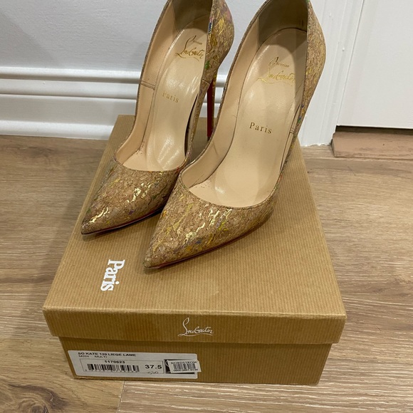 Christian Louboutin So Kate 120 mm Liege Lame - Picture 5 of 5
